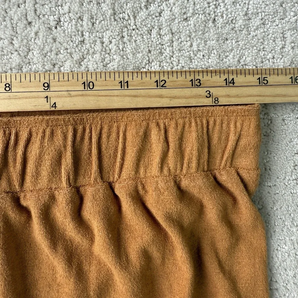 Dandy Del Mar Women's Terry Shorts‎ Size Large Burnt Sienna 2